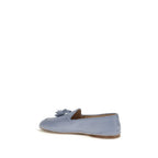 Blue Calf Leather Bos Taurus Slip-On Loafers