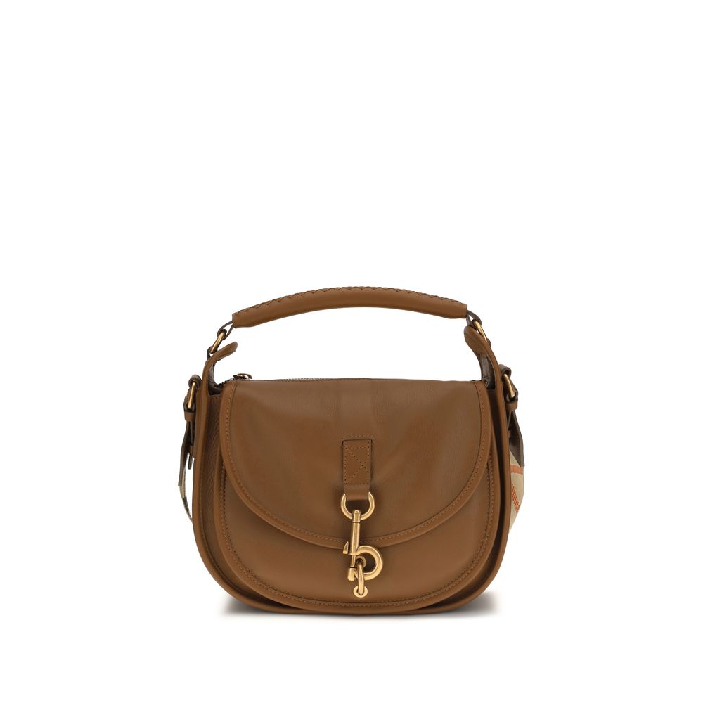 Sac à bandoulière en cuir de veau marron Bos Taurus