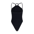 Black Polyamide One-Piece Swimsuit