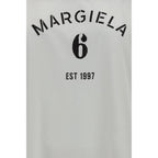 White Cotton Long Sleeve T-Shirt