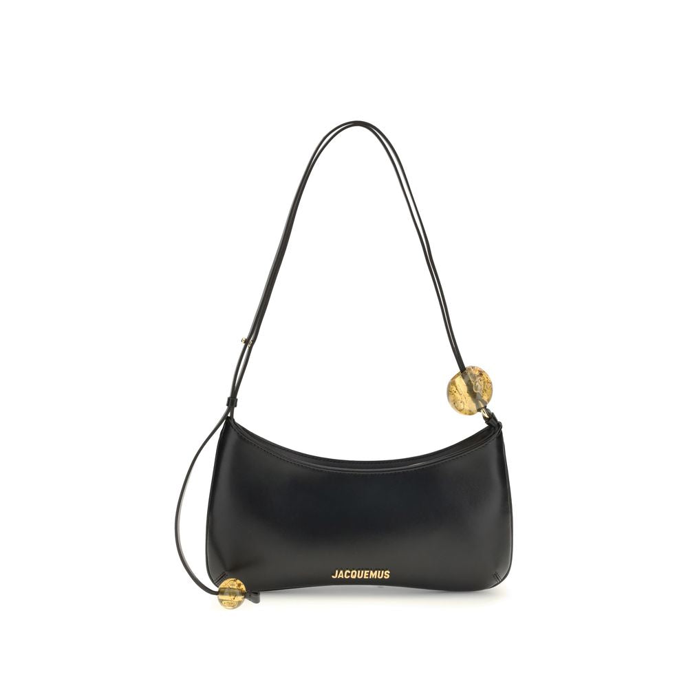 Sac à bandoulière en cuir de veau noir Bos Taurus