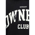 Black Cotton Sweatshirt