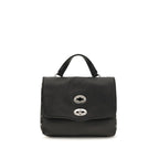 Black Calf Leather Bos Taurus Handbag