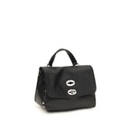 Black Calf Leather Bos Taurus Handbag