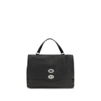 Black Calf Leather Bos Taurus Handbag