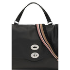 Black Calf Leather Bos Taurus Handbag