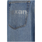 Blue Cotton Jeans Denim