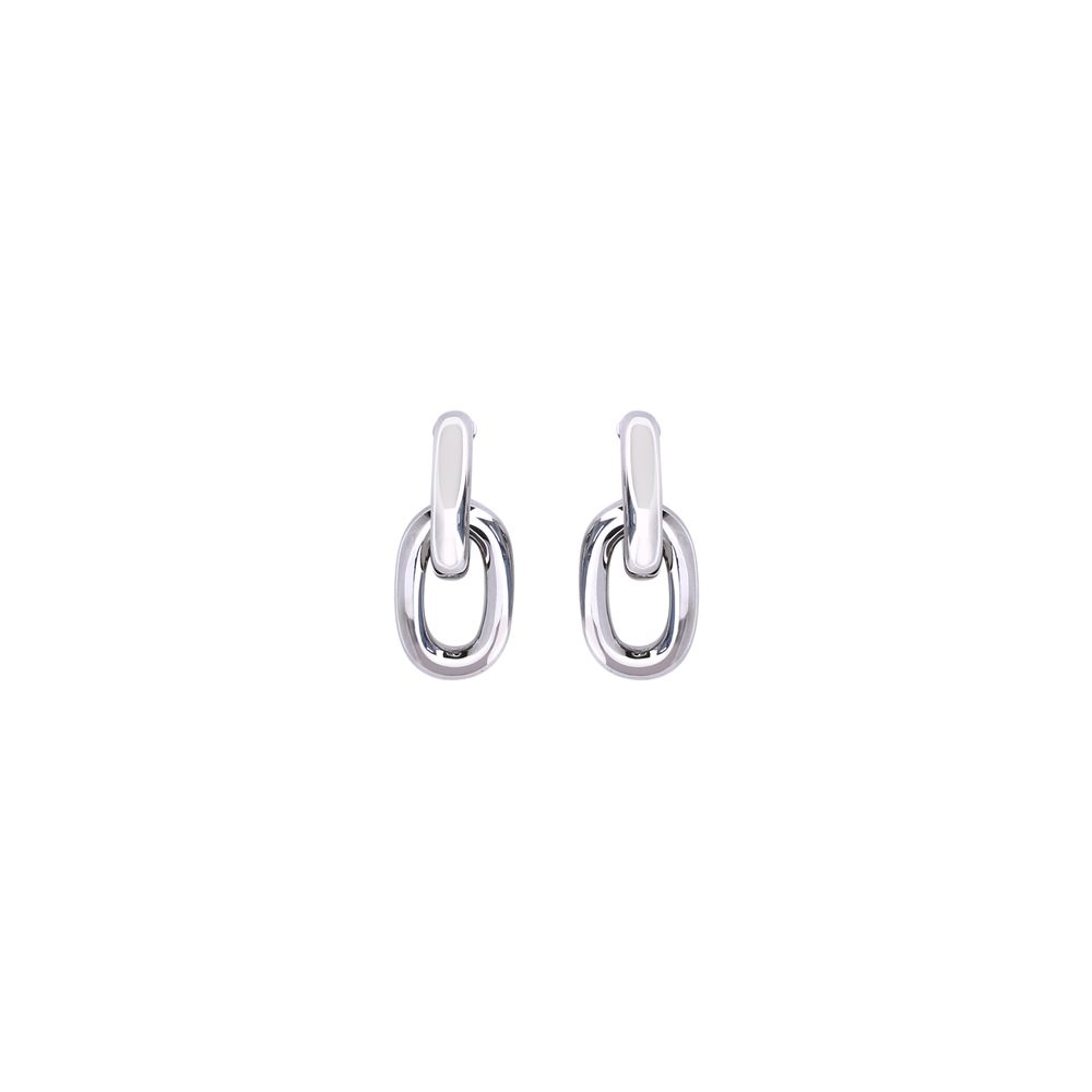 Silver Resin Earrings