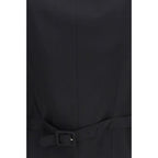 Brown Wool Oves Aries Sleeveless Jacket