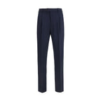 Blue Wool Oves Aries Casual Pants