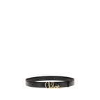 Black Calf Leather Bos Taurus Belt