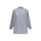 Blue Cotton Blouse