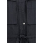 Black Modal Full-Length Jacket