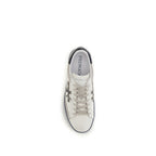 White Calf Leather Bos Taurus Low Top Sneakers
