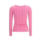 Multicolor Polyamide Long Sleeve T-Shirt