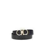 Black Calf Leather Bos Taurus Belt