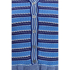 Blue Cotton Cardigan