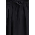 Black Cotton Casual Dress