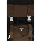 Brown Recycled Polyamide Backpack