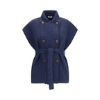 Blue Cotton Coat