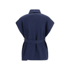 Blue Cotton Coat