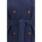Blue Cotton Coat