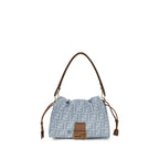 Blue Cotton Shoulder Bag