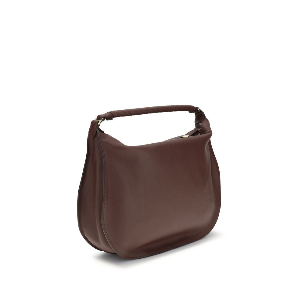 Sac à bandoulière en cuir de veau marron Bos Taurus