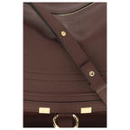 Bordeaux Calf Leather Bos Taurus Shoulder Bag