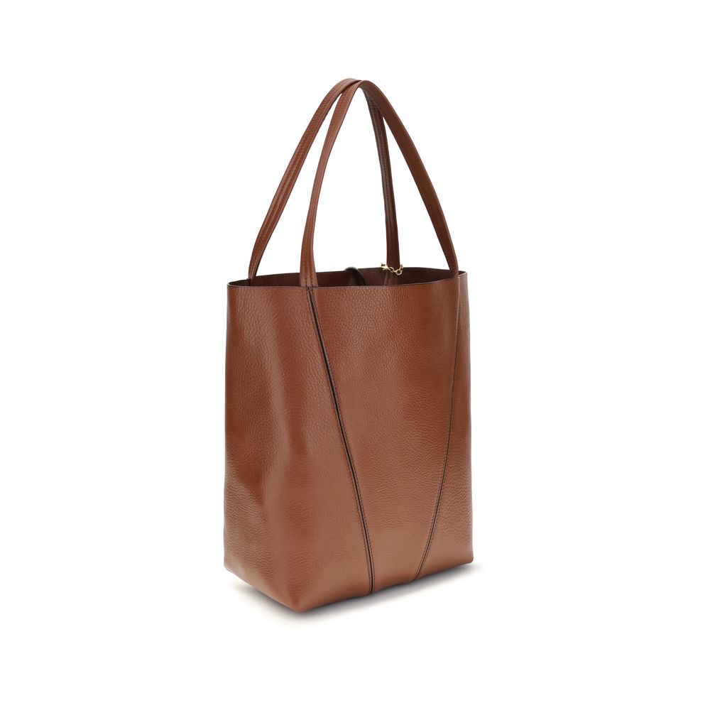 Sac à bandoulière en cuir de veau marron Bos Taurus