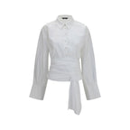 Chemise en coton blanc