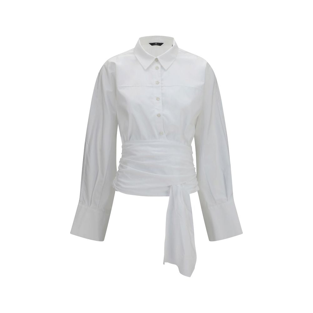 Chemise en coton blanc