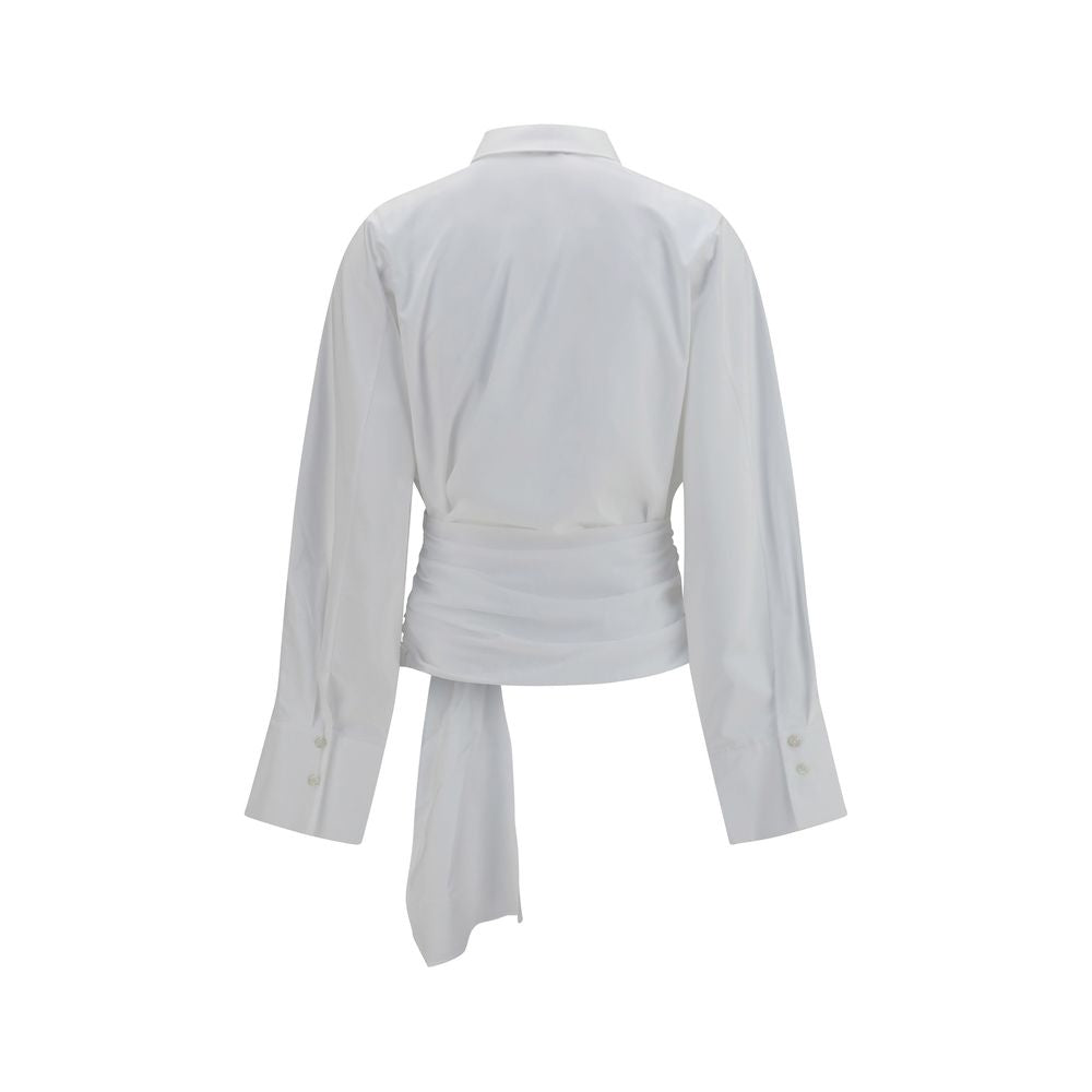 Chemise en coton blanc