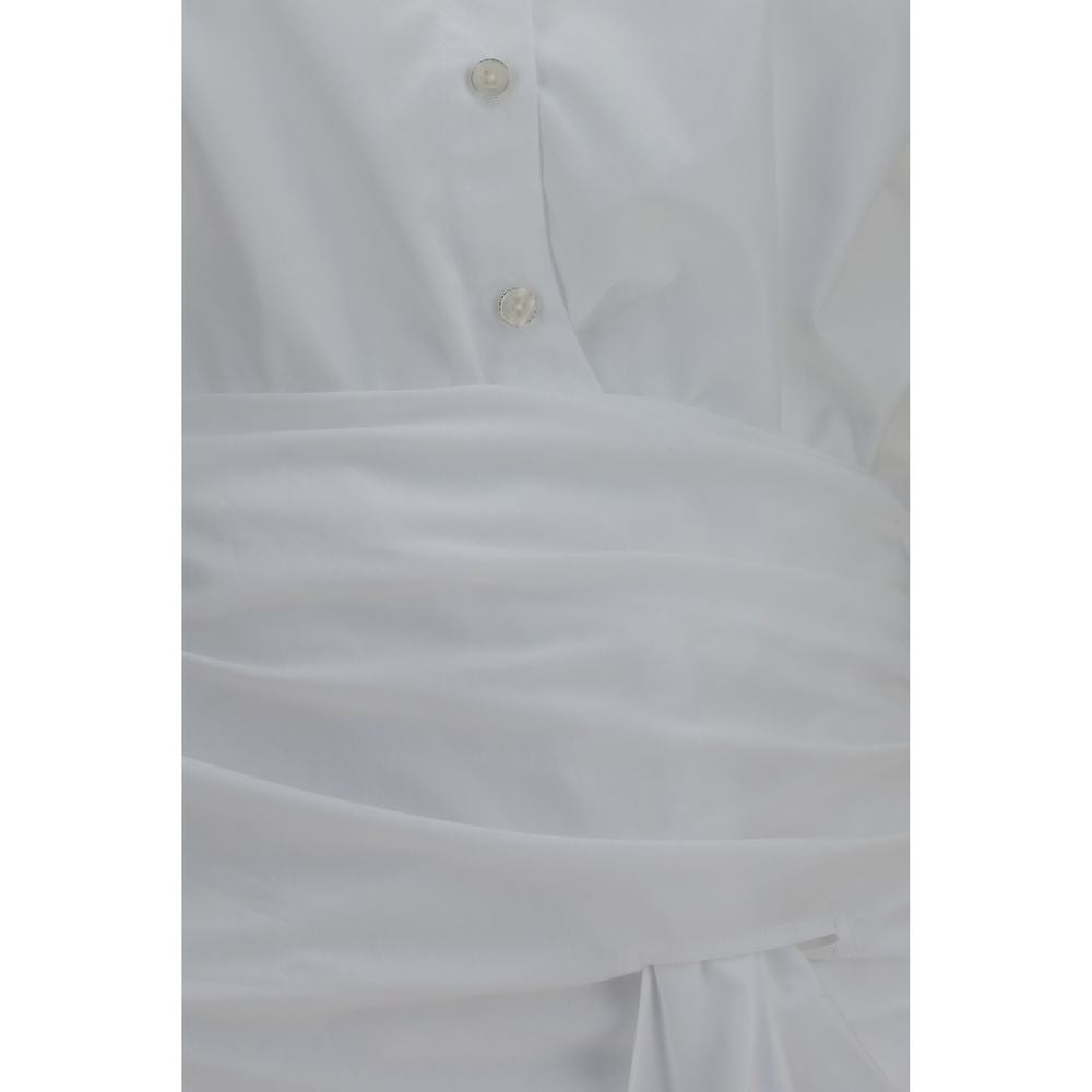 Chemise en coton blanc