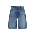 Shorts Bermuda en coton bleu