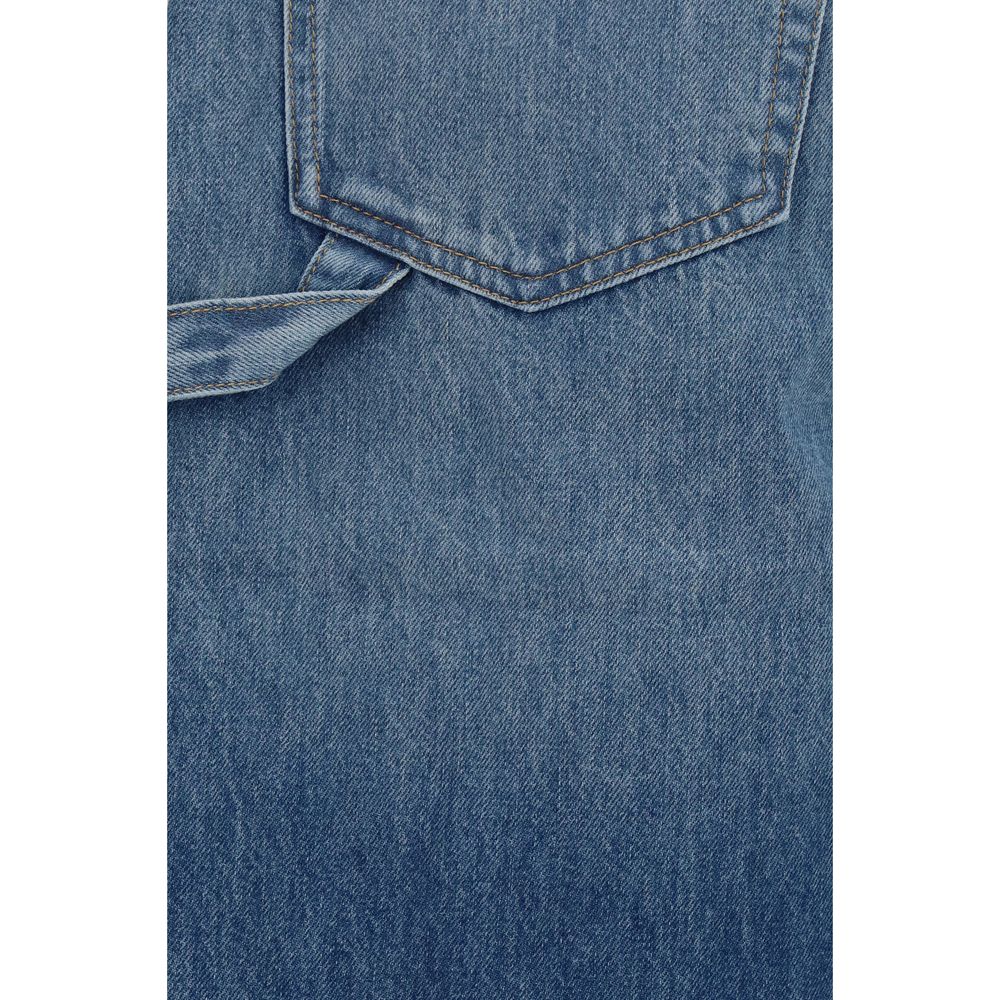 Shorts Bermuda en coton bleu