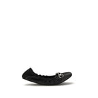 Black Calf Leather Bos Taurus Ballet Flats
