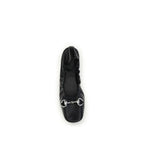 Black Calf Leather Bos Taurus Ballet Flats
