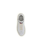 Baskets basses en cuir de veau blanc Bos Taurus