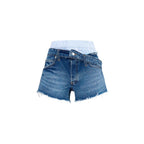 Shorts Bermuda en coton bleu
