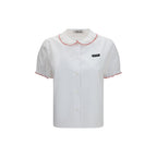 Chemisier en coton blanc