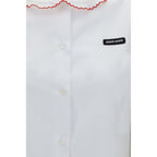 Chemisier en coton blanc