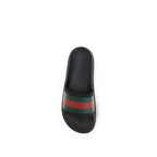 Black Rubber Slippers