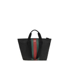 Sac à bandoulière en coton noir