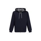 Sweat-shirt en coton bleu