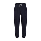 Blue Cotton Joggers (Workout Pants)