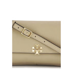 Sac porté épaule en cuir de veau beige Bos Taurus