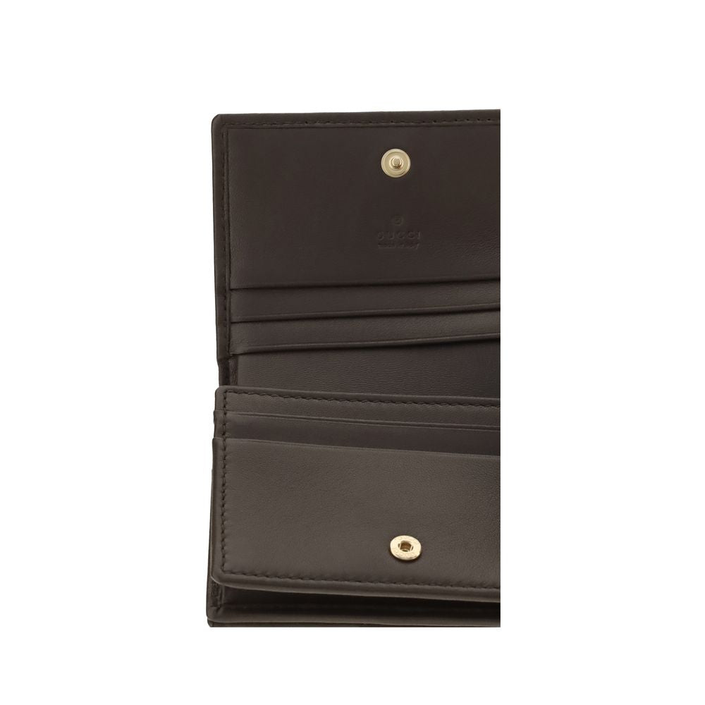 Portefeuille Ovis Aries Aries marron en agneau