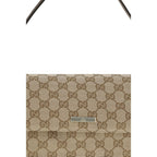 Brown Polyester Shoulder Bag