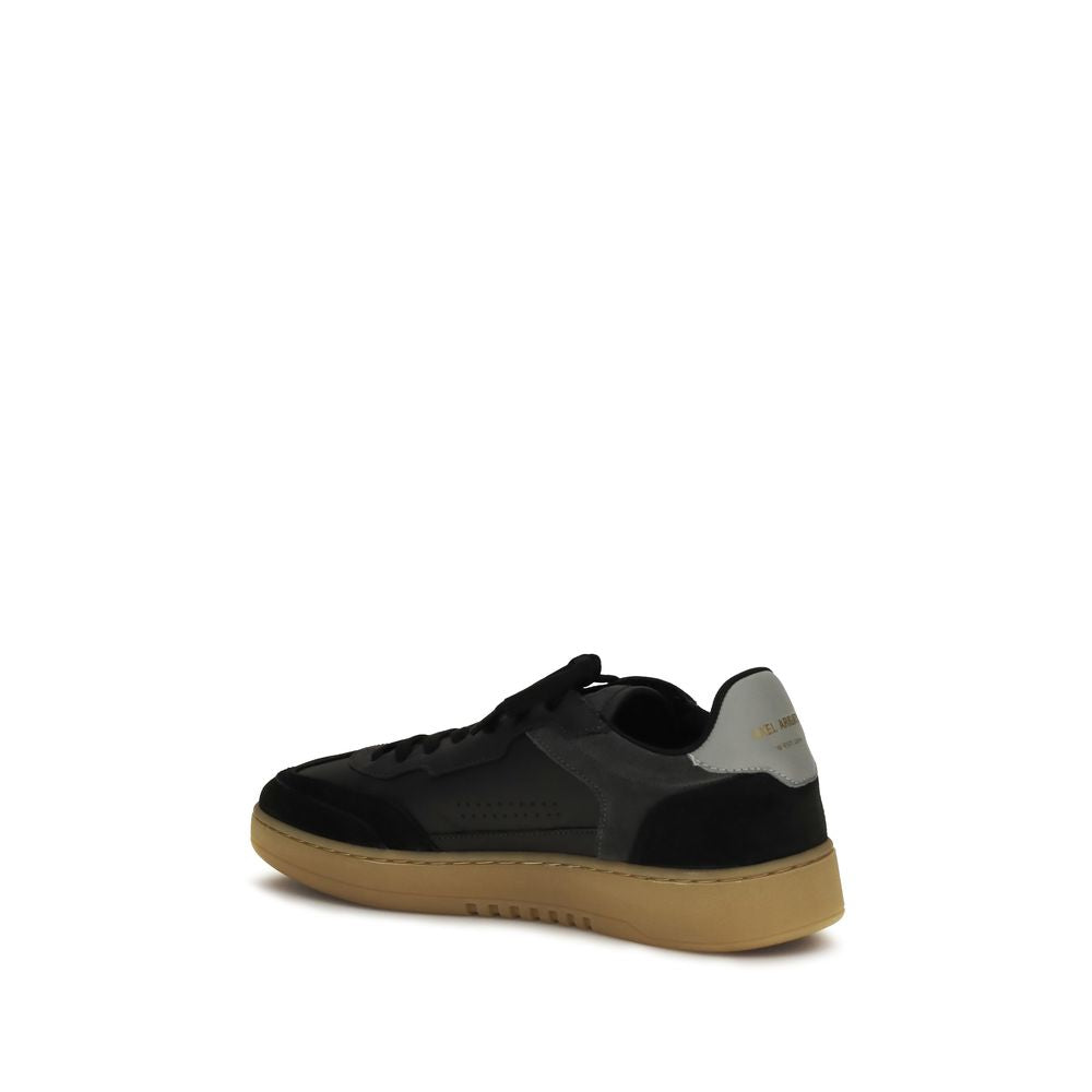 Baskets basses en cuir de veau noir Bos Taurus